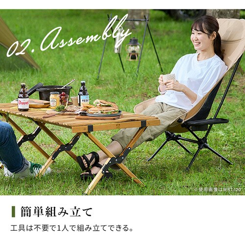 �A�E�g�h�A�e�[�u�� ��90cm ���[���e�[�u�� �A�J�V�A WRT-90_6