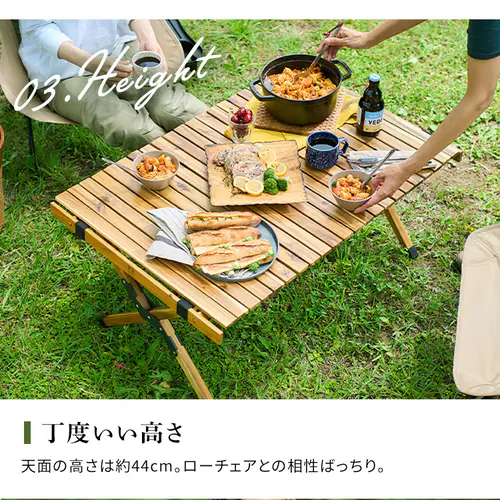 �A�E�g�h�A�e�[�u�� ��90cm ���[���e�[�u�� �A�J�V�A WRT-90_8