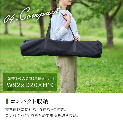 アウトドアテーブル 幅90cm ロールテーブル アカシア WRT-90 G104906