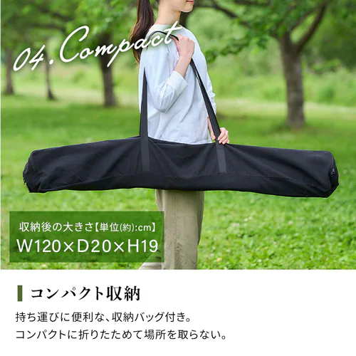 �A�E�g�h�A�e�[�u�� ��120cm ���[���e�[�u�� �A�J�V�A WRT-120_9