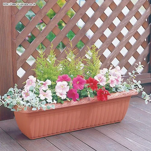 レリーフプランター 370・470・550・650・700・850 テラコッタブラウン・ウォームベージュ 【単品・お得なセット】_5