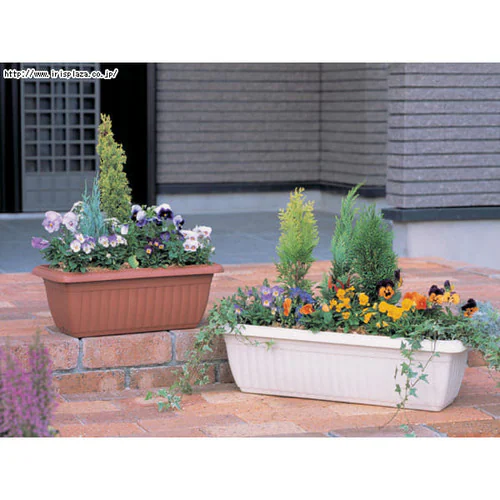 レリーフプランター 370・470・550・650・700・850 テラコッタブラウン・ウォームベージュ 【単品・お得なセット】_6