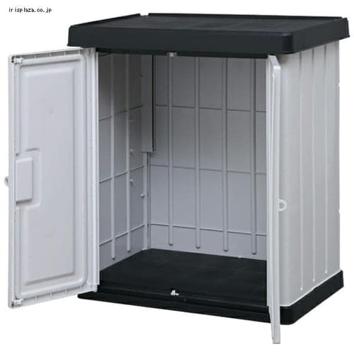 物置 小型 ホームロッカー HL850EK ブラック／グレー G228207