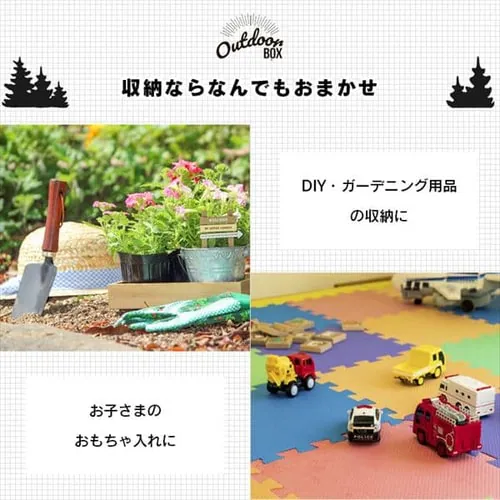 収納ボックス 折りたたみコンテナ メッシュ 70L OC-OD70 カーキ_11