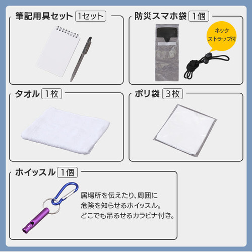 防災リュック 1人用 27点 防災セット 避難セット 避難用品 BS1-27
