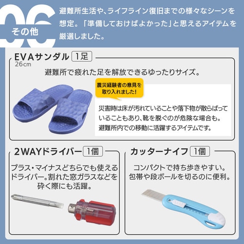 防災士監修 防災リュック 1人用 31点 防災セット 防災グッズ BS131