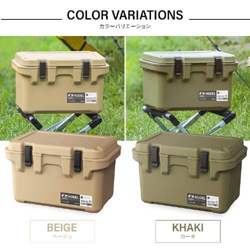 HUGEL �N�[���[�{�b�N�X 40L ��8.4���ۗ� ��e�� TC-40 �x�[�W���@_16