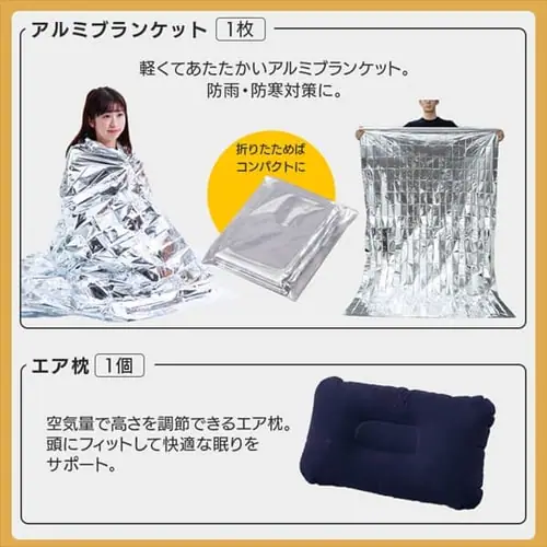 女性向け防災セット 1人用 50点 防災リュック 女性向け 防災セット 防災グッズ BS1-50W_14