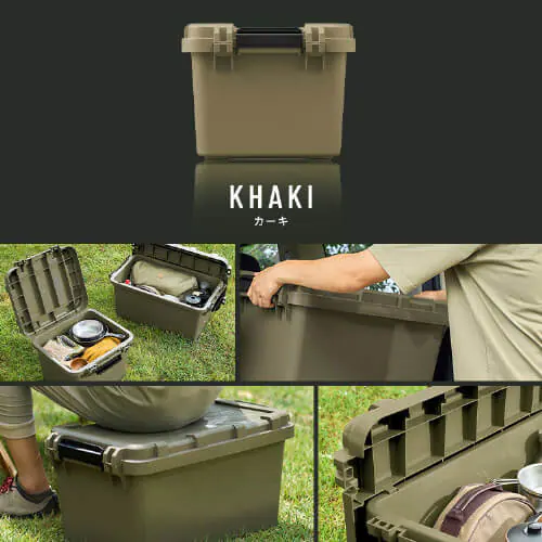 TRAILBOX コンテナボックス 蓋付き TRB-400 28L 全2色_11