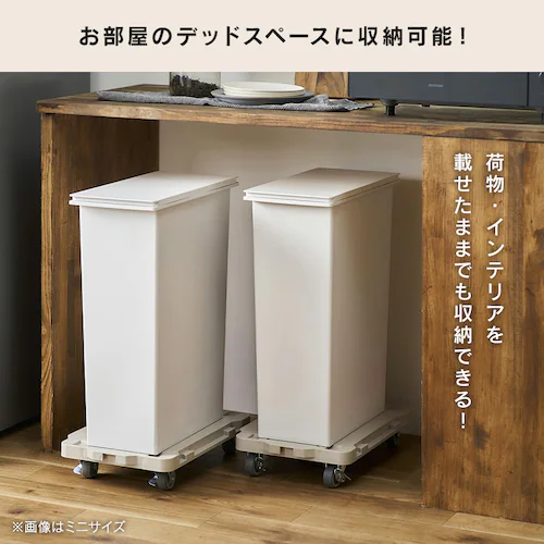 台車 連結 ミニ 平台車 耐荷重100kg RMH-421 ベージュ_3