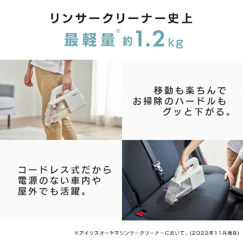 �n���f�B�����T�[�N���[�i�[ �y�� �É� �R�[�h���X RNS-B200D-HW �O���[�^�z���C�g_4