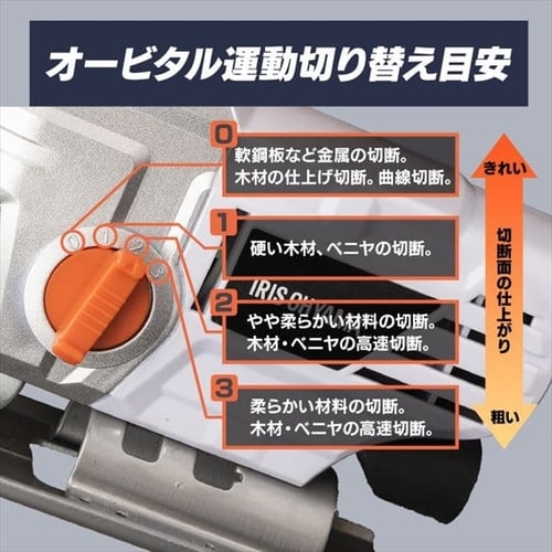 電動ノコギリ 糸のこ ジグソー 18V 充電式 本体のみ JJS181-Z G517489