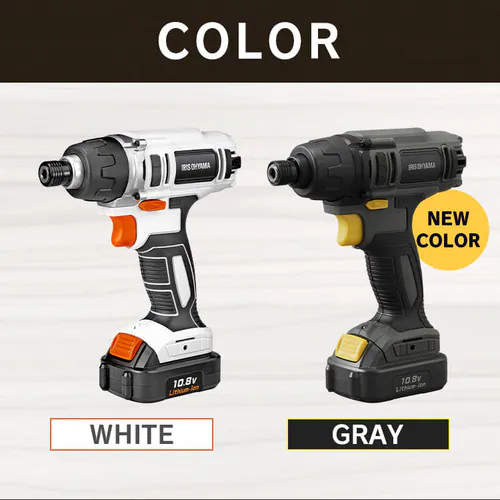 インパクトドライバー 10.8V 充電式 バッテリー付き JID80 ホワイト_12