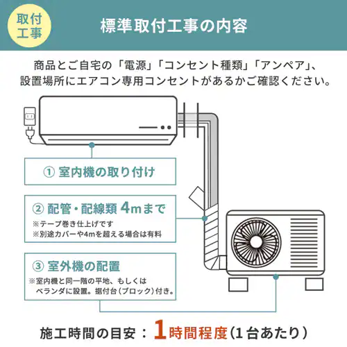 エアコン 6畳 工事費込み 音声操作 2.2kw 100V対応 IAF-2206GV_20