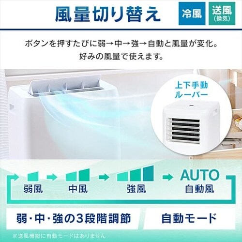 訳あり】ポータブルクーラー 7～10畳 airwill IPA-2822G H100611O