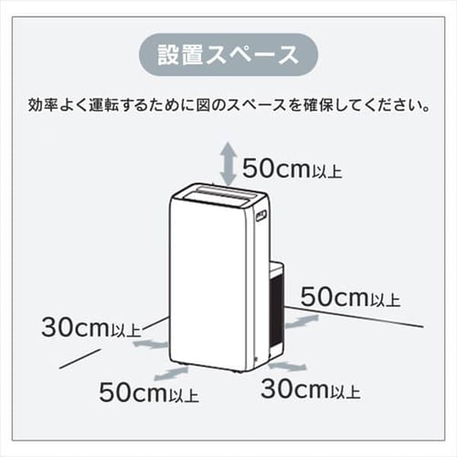 訳あり】ポータブルクーラー 7～10畳 airwill IPA-2822G H100611O