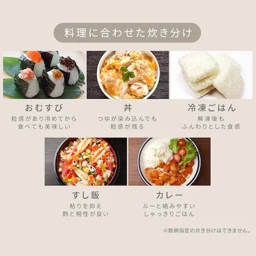炊飯器 3合 マイコン式 50銘柄炊き KRC-MGA30-DA 極厚銅釜 ディープブルー_10