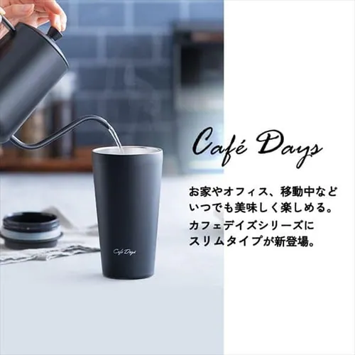 �^���u���[ 350ml �W�� �X�e�����X �ۗ� �ۉ� �g���x���[���b�h �}�C�{�g�� Cafe Days NCD-TLT350 �z���C�g_7
