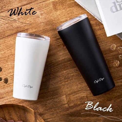 �^���u���[ 470ml �W�� �X�e�����X �ۗ� �ۉ� �}�C�{�g�� Cafe Days NCD-L470 �z���C�g_4