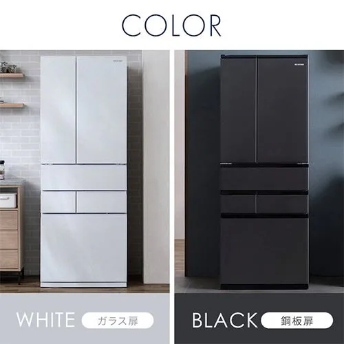 �y�ݒu�����z �①�� 503L ��������� ��e�ʗⓀ��132L �t�����`�h�A ��68.5cm IRGN-50A-W �z���C�g�y������s�z_15