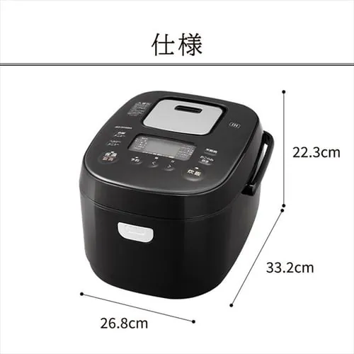 炊飯器 5.5合 IH 50銘柄炊き RC-IKA50-W 極厚火釜 ホワイト _17