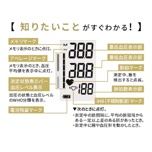 【2年保証】手首式血圧計_5