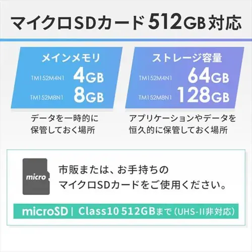 タブレット 15.6インチ LUCA TM152M8N1-B_13