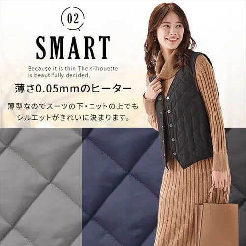 キルティングビジネスヒートベスト FC22600 全4サイズ 全3色_6