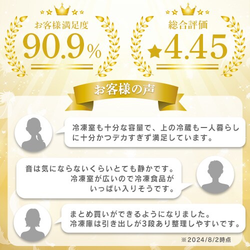 �y�󂠂�z�①�� 170L ��������� ��l��炵 �ƒ�p 2�h�A ��50cm IRSN-17B-W �z���C�g_3