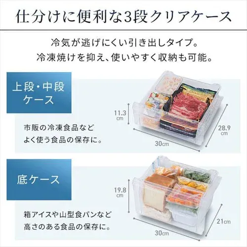【訳あり】冷蔵庫 153L 自動霜取り 一人暮らし 家庭用 2ドア 幅50cm IRSN-15B-W ホワイト_9