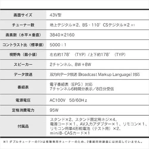 Fiona �t���e���r 4K 43V�^ 43UB10PC_15