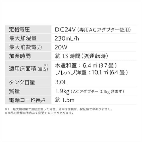 ������ �����g�� �ؑ�3.7�� / �m��6.4�� �㋋�� �^���N�e��3L AHM-UU23A-W �z���C�g_15