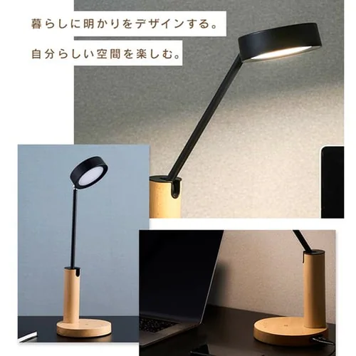 LED�f�X�N���C�g ���C�����X�[�d USB�|�[�g�t �f�U�C���^�C�v LDL-QF02DL-T �E�b�h_2