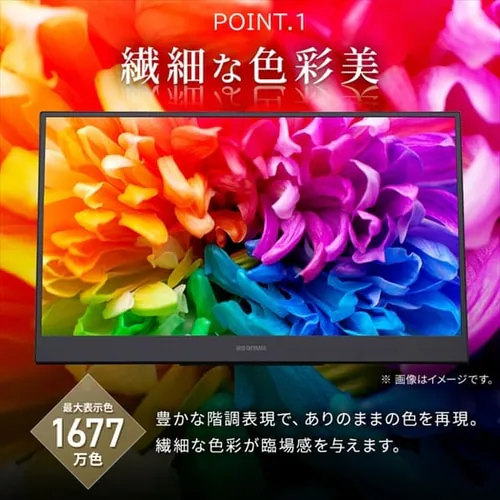 ポータブルモニター 15.6インチ 自立スタンド LUCA DP-BF162S-B_6