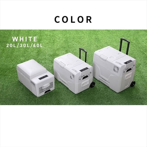 冷蔵庫 40L ポータブル 幅61.5cm IPD-4B-W ホワイト H103258