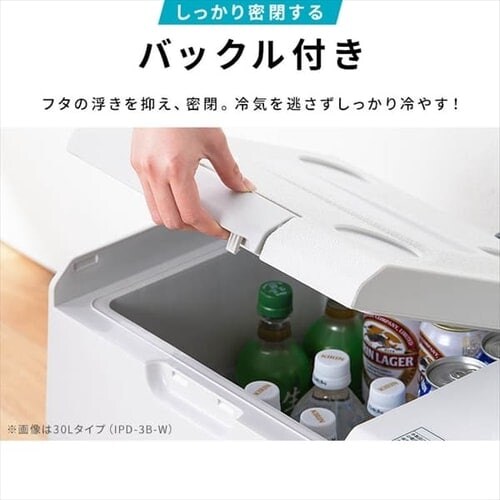 �y�󂠂�z�①�� 40L �|�[�^�u�� ��61.5cm IPD-4B-W �z���C�g_5