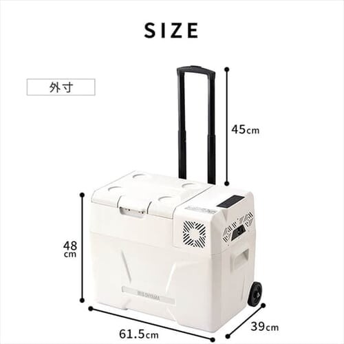 �y�󂠂�z�①�� 40L �|�[�^�u�� ��61.5cm IPD-4B-W �z���C�g_18
