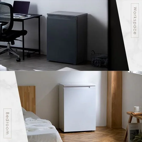 冷蔵庫 66L 自動霜取り 奥行スリム 小型 セカンド冷蔵庫 1ドア 幅55.2cm IRSN-7A-W ホワイト_9