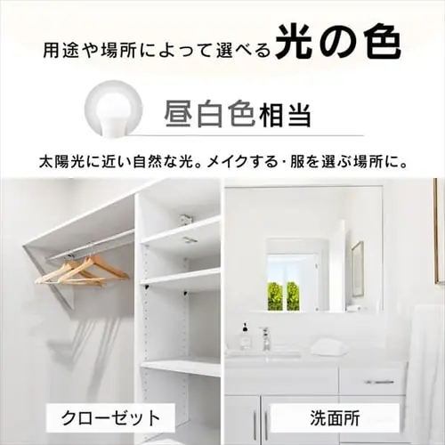 LED電球 E26口金 広配光タイプ 60W形相当 昼白色 密閉形器具対応 断熱材施工器具対応 LDA7N-G-6T8_4