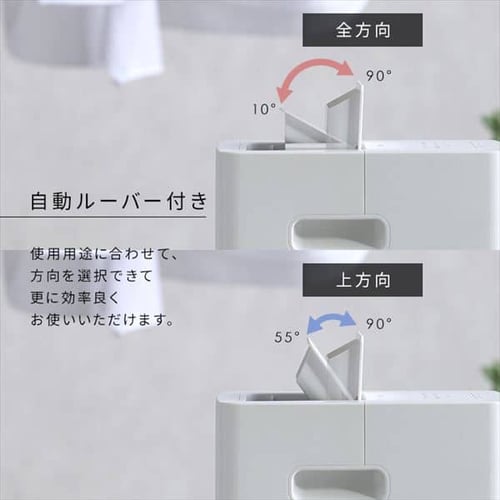除湿機 コンプレッサー式 18畳 7.3L 自動ルーバー KIJC-P70-W ホワイト