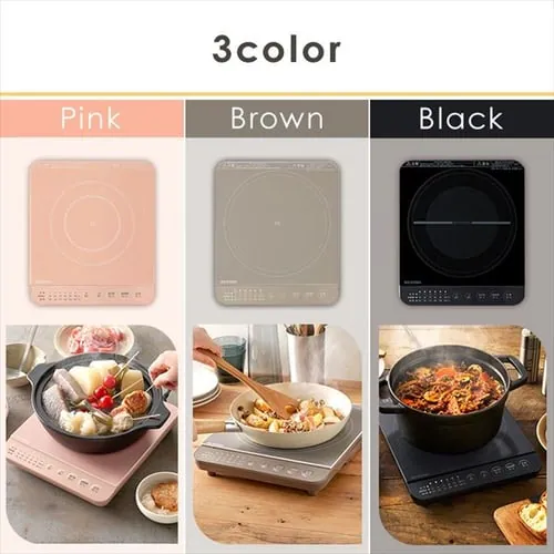 IHコンロ 1口 1400W IHK-T391-B ブラック_11