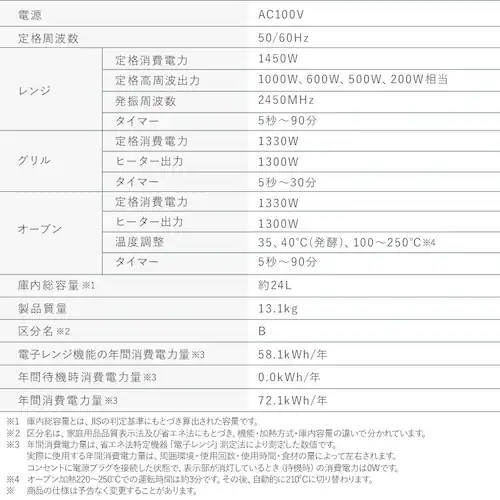 スチームオーブンレンジ 24L 角皿式 MO-F2404-W 自動メニュー26種類 時短ブースト ホワイト _18