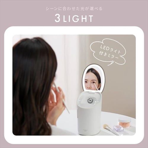 MiCOLA �t�F�C�X�X�`�[�}�[ LED���C�g�t���~���[ FST-101 �z���C�g_15