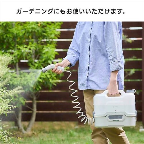 ポータブルウォッシャー 高圧洗浄 コードレス 温水洗浄可能 タンク容量