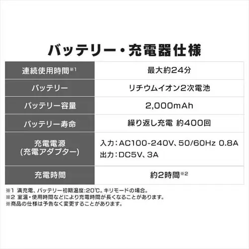 ポータブルウォッシャー 高圧洗浄 コードレス 温水洗浄可能 タンク容量8L 0.7MPa 充電式 JPW-T81-W/H ホワイト/グレー_19