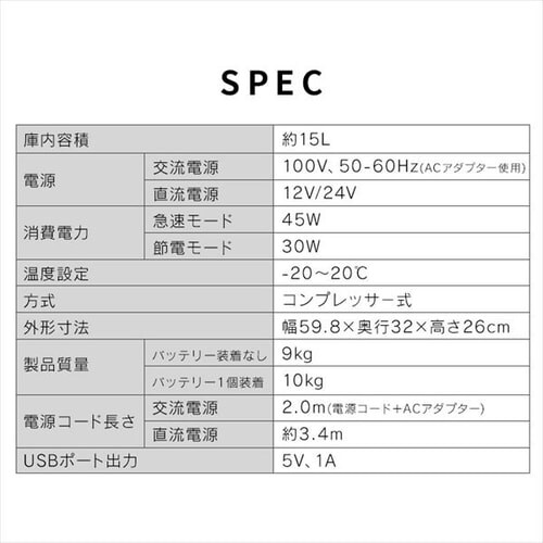 �①�� 15L �|�[�^�u�� �[�d�� �}�����[�h���� ��60cm IPD-B2A-W �z���C�g_17