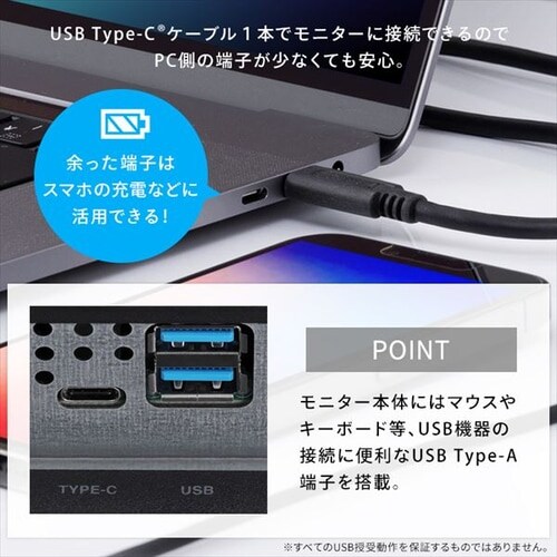 ���j�^�[ 23.8�C���` �f�B�X�v���C LUCA Type-C�Ή� LUCA DC-AF233S-B_5