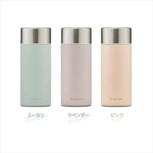 水筒 350ml マグボトル スクリュー ステンレス 保冷 保温 フラワーカラー SMF-S350 ユーカリ_9