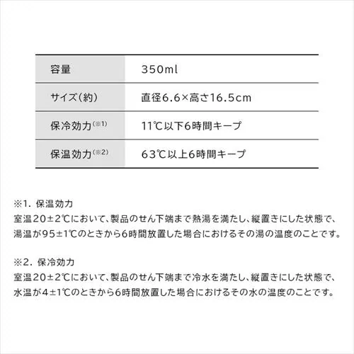 水筒 350ml マグボトル スクリュー ステンレス 保冷 保温 フラワーカラー SMF-S350 ユーカリ_10