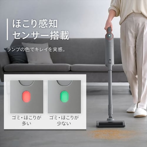 掃除機 コードレス 紙パック 自走式 モップ付 置くだけで充電 SBD-T1P